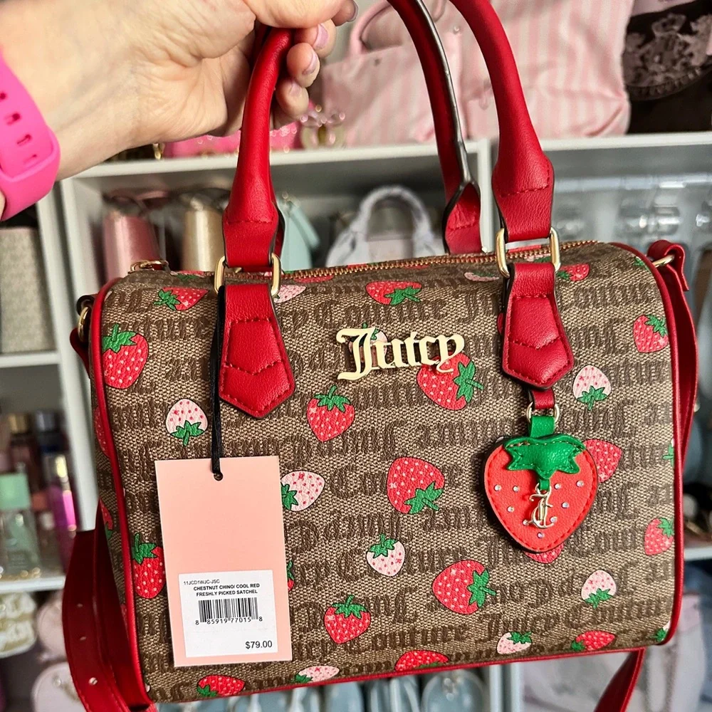 JUICY COUTURE Strawberry Satchel and wallet - Picture 3 of 7
